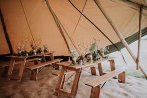 Rustic tables made by CIS Workshop
