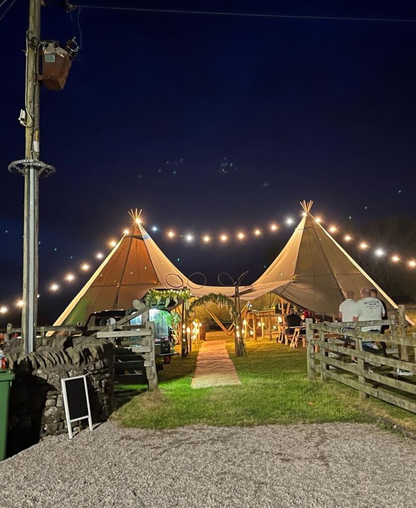 Flying festoons